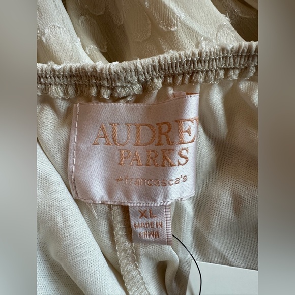 Audra Parks for Francesca’s Cream Long Sleeve Dress- size XL - Picture 5 of 5